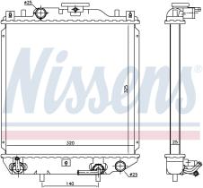 Nissens 641754 - RADIADOR SUZUKI ALTO(HA11)(95-)1.0