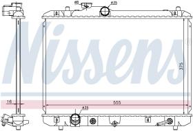 Nissens 641755 - RADIADOR SUZUKI SWIFT III(EZ.MZ)(05