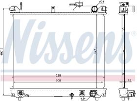 Nissens 641757 - RADIADOR SUZUKI GRAND VITARA/ESCUDO