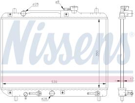 Nissens 64176 - RADIADOR SUZUKI BALENO(EG)(95-)1.3