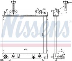 Nissens 641762 - RADIADOR NISSAN PIXO(UA0)(09-)1.0 1