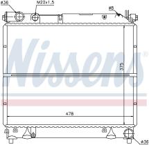 Nissens 64178 - RADIA SUZUKI VITARA 1.9 D -AC (95>)