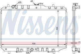 Nissens 64193 - RADIADOR SUZUKI BALENO WAGON(EG)(95