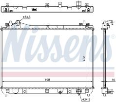 Nissens 64202 - RADIA SUZUKI GRAND VITARA (JT) 1.6I/2.7I (05>)