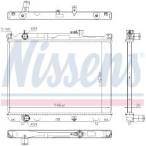 Nissens 64206 - RADIADOR SUZUKI GRAND VITARA/ESCUDO