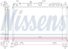 Nissens 64210A - RADIA ROVER 600/HONDA ACCORD 2.0TD +AC (94>)