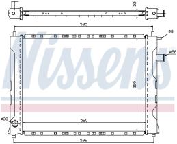 Nissens 642111 - RADIA ROVER 400/45 1.4/1.6/2.0 +AC (95>) + T/C Y TAPON