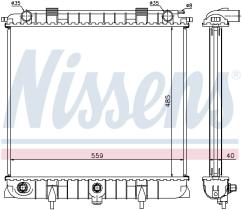 Nissens 64309 - RADIA RANGE ROVER 2.5TD (94>) MOTOR BMW