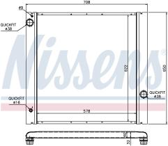 Nissens 64314 - RADIADOR RANGE ROVER III(LM)(02-)4.