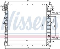 Nissens 64326 - RADIA SSANG YONG ACTYON 2.3/2.0 XDI (11/06>) AUT.