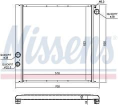 Nissens 64327 - RADIADOR RANGE ROVER III(LM)(02-)4.