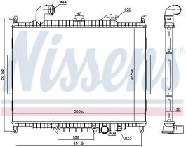 Nissens 64330 - RADIADOR RANGE ROVER III(LM)(02-)4.