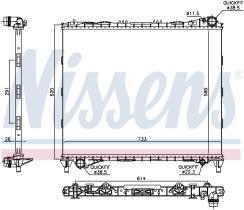 Nissens 64331 - RADIA RANGE ROVER SPORT 3.0D/4.4D/5.0I (14>)