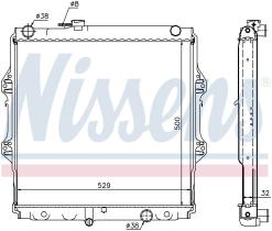 Nissens 64598A - RADIA TOYOTA HILUX 2.5TD (01>)