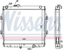 Nissens 64599A - RADIADOR TOYOTA HI-LUX VI(N140.N150