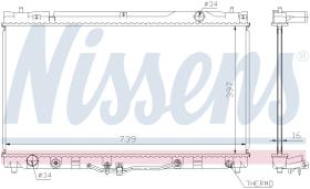 Nissens 64633 - RADIADOR LEXUS ES IV(XV30)(01-)300