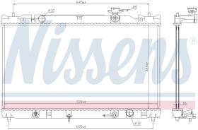 Nissens 646351 - RADIADOR TOYOTA CAMRY(VX3#)(01-)2.0