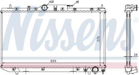 Nissens 64643A - RADIA TOYOTA AVENSIS 2.0D D4D (00>03)