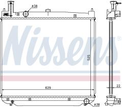 Nissens 64649A - RADIADOR TOYOTA HI-ACE(01-)2.5 TD