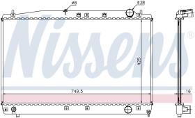 Nissens 64654A - RADIA TOYOTA AVENSIS VERSO 2.0 D4D (05/01-)