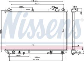 Nissens 64659 - RADIADOR LEXUS RX I(MCU15)(97-)300