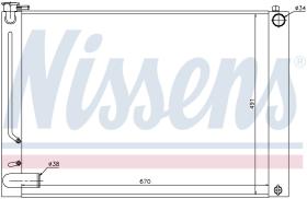 Nissens 64660 - RADIADOR LEXUS RX II(MCU30.MHU38.GS