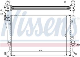 Nissens 64666A - RADIADOR TOYOTA AVENSIS(T25#)(03-)2