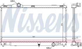 Nissens 64672 - RADIA LEXUS IS 250 II