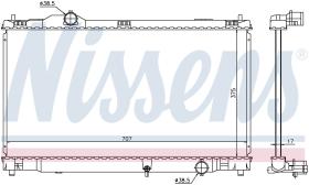 Nissens 64672 - RADIADOR LEXUS IS II(ALE20.GSE20)(0