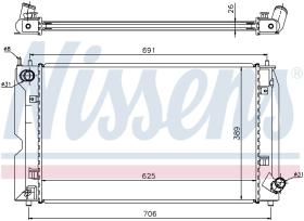 Nissens 64679A - RADIA TOYOTA COROLLA 1.4 D4D (05>)