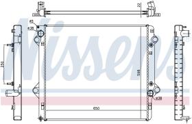 Nissens 646805 - RADIADOR TOYOTA LAND CRUISER PRADO