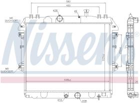 Nissens 646807 - RADIADOR TOYOTA HI-LUX VII(AN10.AN2