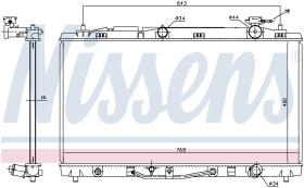 Nissens 646812 - RADIADOR LEXUS ES V(XV40)(06-)350