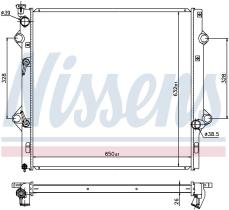 Nissens 646818 - RADIADOR LEXUS GX II(URJ150.URJ201)