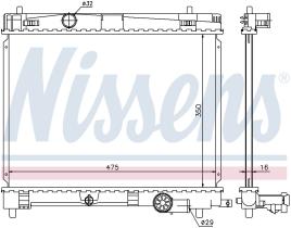 Nissens 646823 - RADIA TOYOTA URBAN CRUISER 1.3I (09-) DAIHATSU CHARADE (11-)