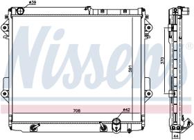 Nissens 646826 - RADIADOR TOYOTA LAND CRUISER J200(0