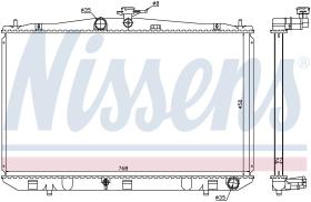 Nissens 646833 - RADIADOR LEXUS RX III(AGL10.GGL15.G