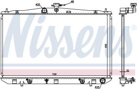 Nissens 646836 - RADIADOR LEXUS RX III(AGL10.GGL15.G