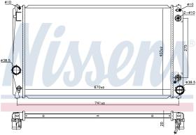 Nissens 646843 - RADIADOR TOYOTA RAV 4 III(#A30)(06-