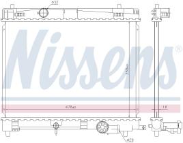 Nissens 646859 - RADIA  TOYOTA YARIS/DAIHATSU CHARADE 1.3I (06-)