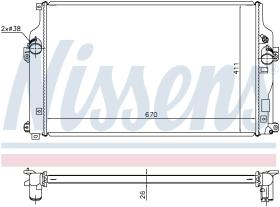 Nissens 646864 - RADIA TOYOTA RAV 4 IV (12-)