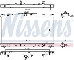 Nissens 646869 - RADIADOR TOYOTA CAMRY(XV5#)(11-)2.5