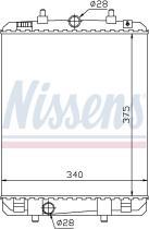 Nissens 64687 - RADIADOR CITROEN C1(PM.PN)(05-)1.4