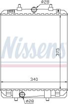 Nissens 64687 - RADIADOR CITROEN C1(PM.PN)(05-)1.4