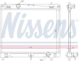 Nissens 646877 - RADIADOR TOYOTA YARIS/ECHO II(#P90)