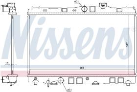 Nissens 646886 - RADIADOR TOYOTA COROLLA (E9#)(87-)1