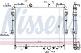 Nissens 646897 - RADIA TOYOTA HILUX 2.5/3.0TD D4D (05>) AUT 34MM