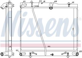 Nissens 646912 - RADIADOR TOYOTA HI-ACE(01-)2.5 TD