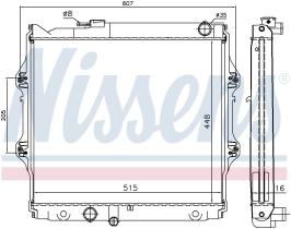 Nissens 646914 - RADIADOR TOYOTA HI-LUX VI(N140.N150