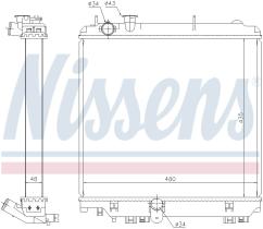 Nissens 646929 - RADIADOR TOYOTA DYNA 150(01-)3.0 D